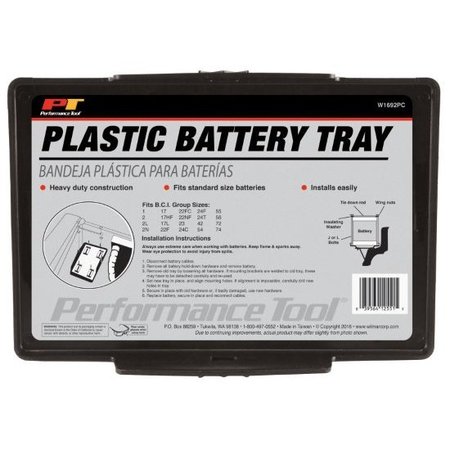 Performance Tool Small Plastic Battery Tray, W1692Pc W1692PC